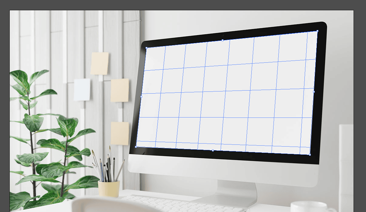 はめ込みたい画像を選択し、PC画面の枠内を選択